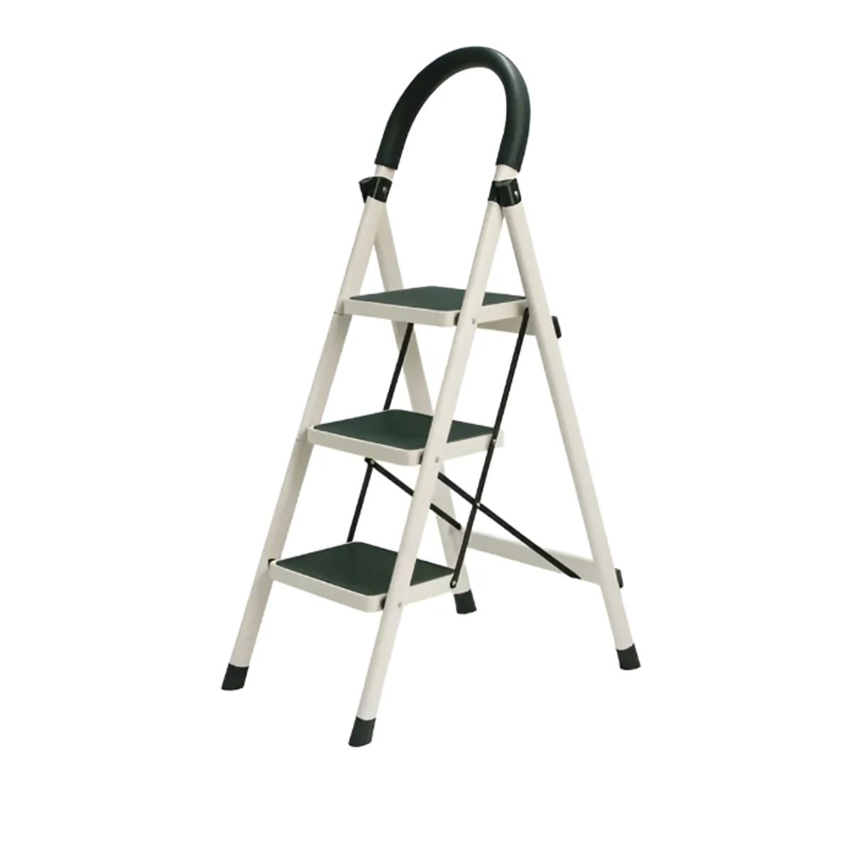 GENERICO - Escalera Eoland 3 Escalones Plegable Taburete Tijera