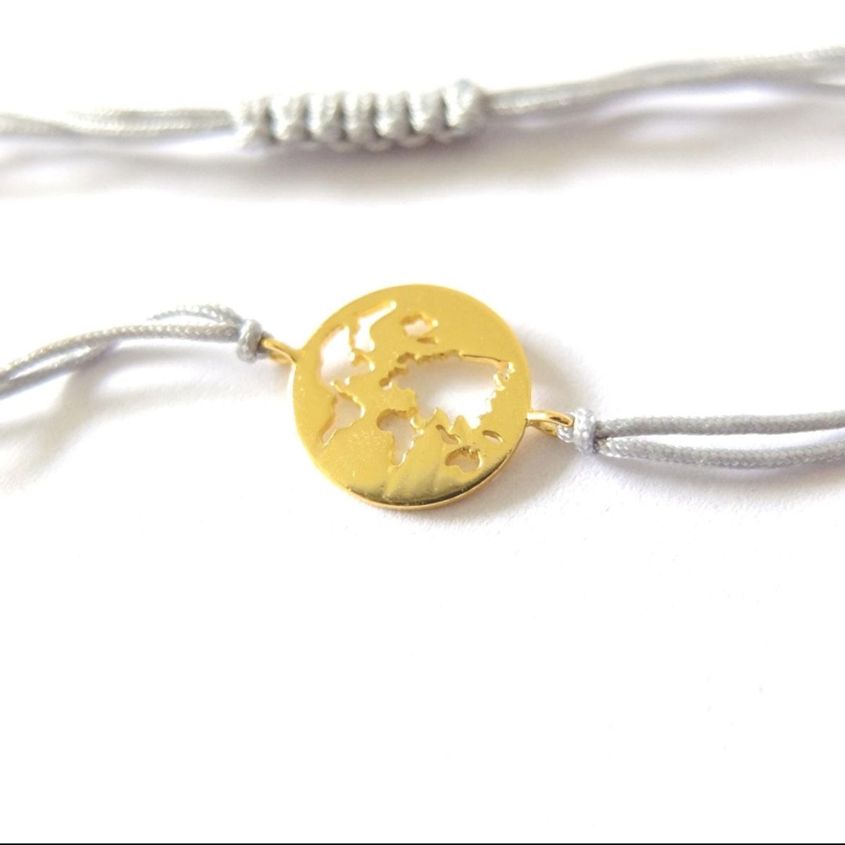 GOIA - Pulsera amuleto mapamundi