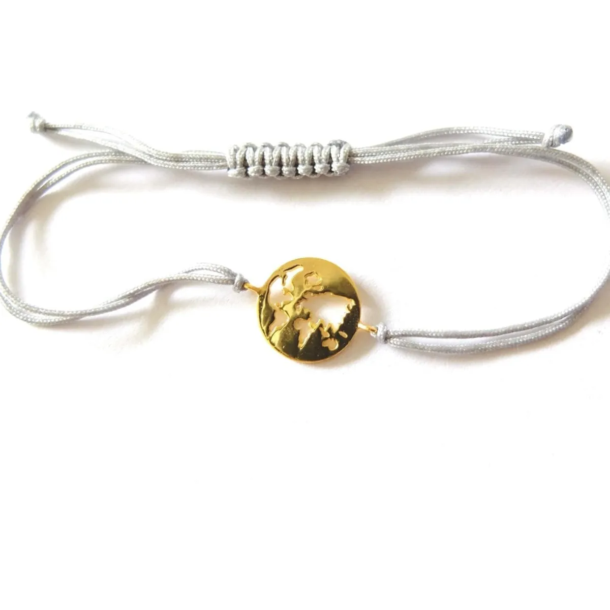 GOIA - Pulsera amuleto mapamundi