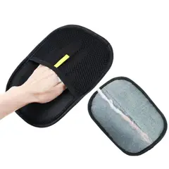 GENERICO - 2 Guantes Quita Pelos Para Mascotas Perros Y Gatos Negro