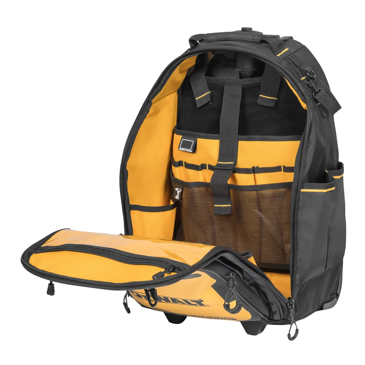 DEWALT - Mochila profesional c/ruedas 46 bolsillos DEWALT DWST60101-1