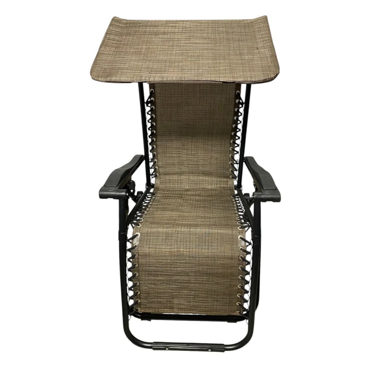 GENERICO - Silla Reposera Plegable con Visor y con Portavasos