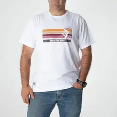 MERRELL - Polera MC Hombre Fireflies Hi Rider Blanco