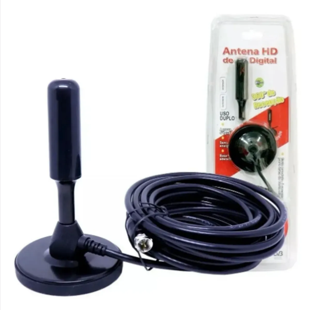 GENERICO - Antena Hd De Tv Abierta Digital Smart Tv Plasma Lcd