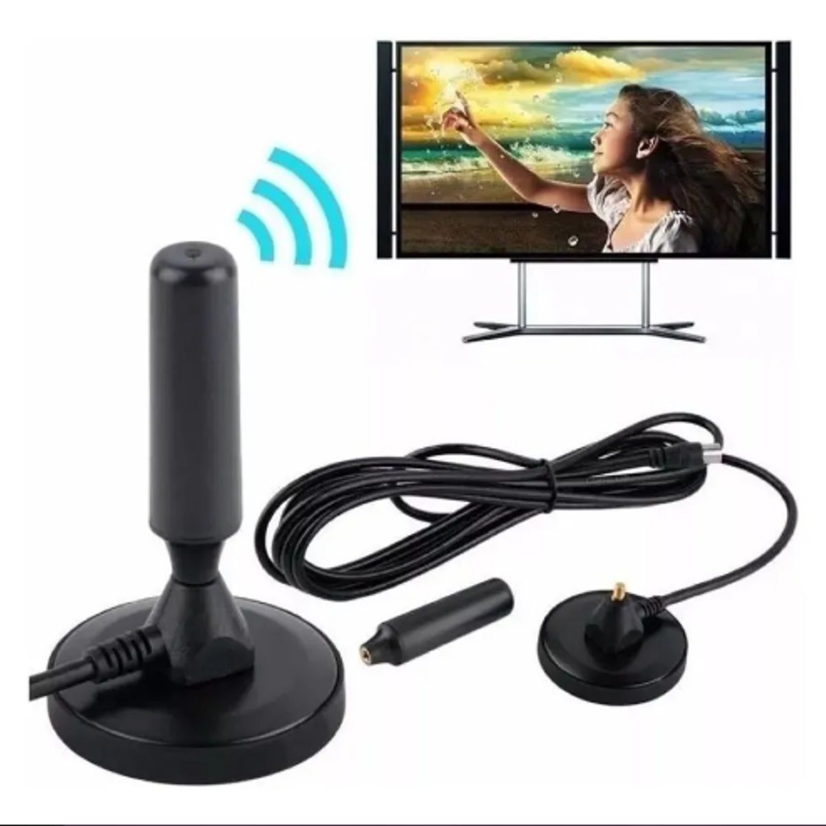 GENERICO - Antena Hd De Tv Abierta Digital Smart Tv Plasma Lcd