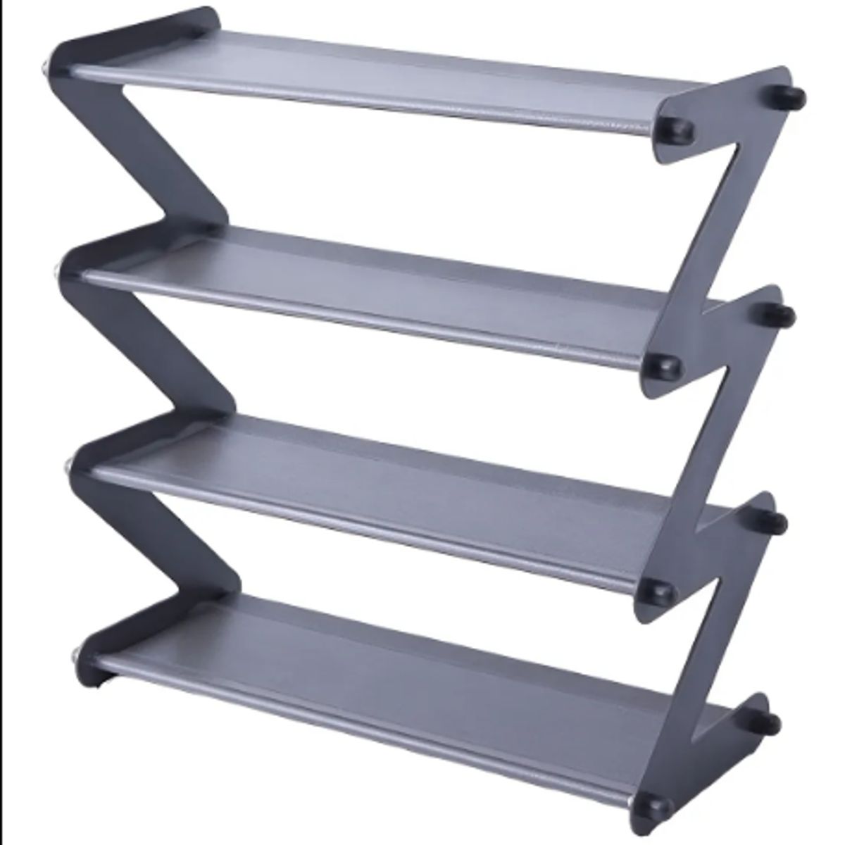 GENERICO - Organizador Zapatos Moderno 8 Pares 48x46x20cm Gris LUDADKA