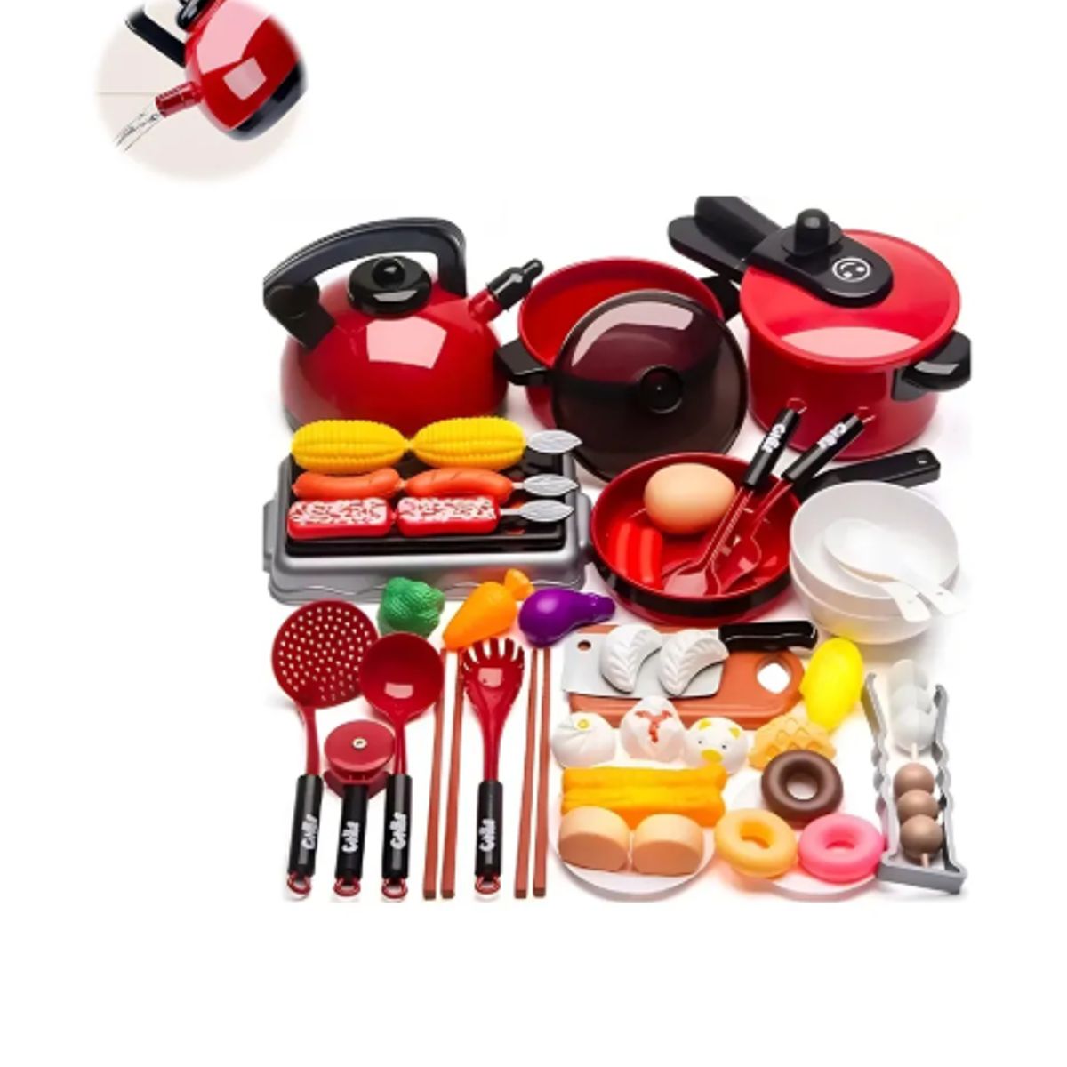 GENERICO - Juego De Juguetes De Cocina Para Niños Pequeños 51 Piezas