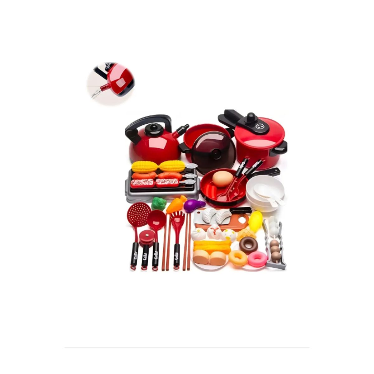 GENERICO - Juego De Juguetes De Cocina Para Niños Pequeños 51 Piezas