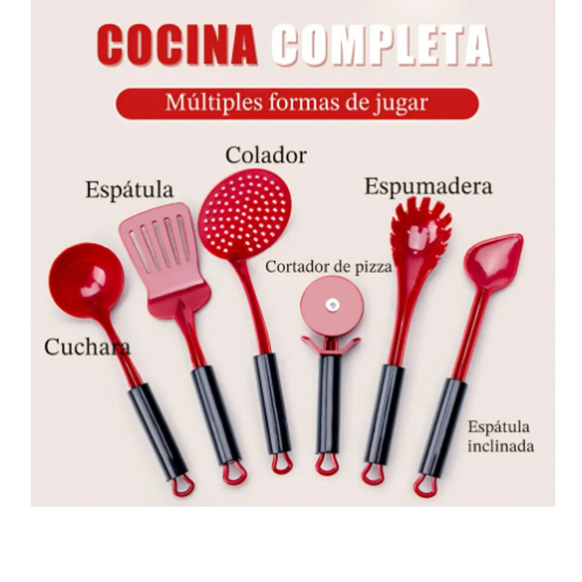 GENERICO - Juego De Juguetes De Cocina Para Niños Pequeños 51 Piezas