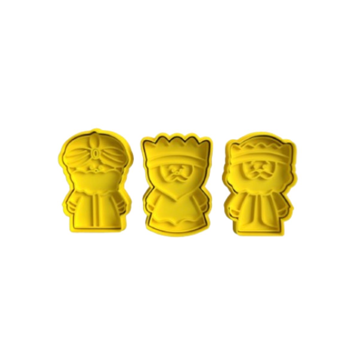 GENERICO - Cortador de Galletas - Reyes Magos Pack 3