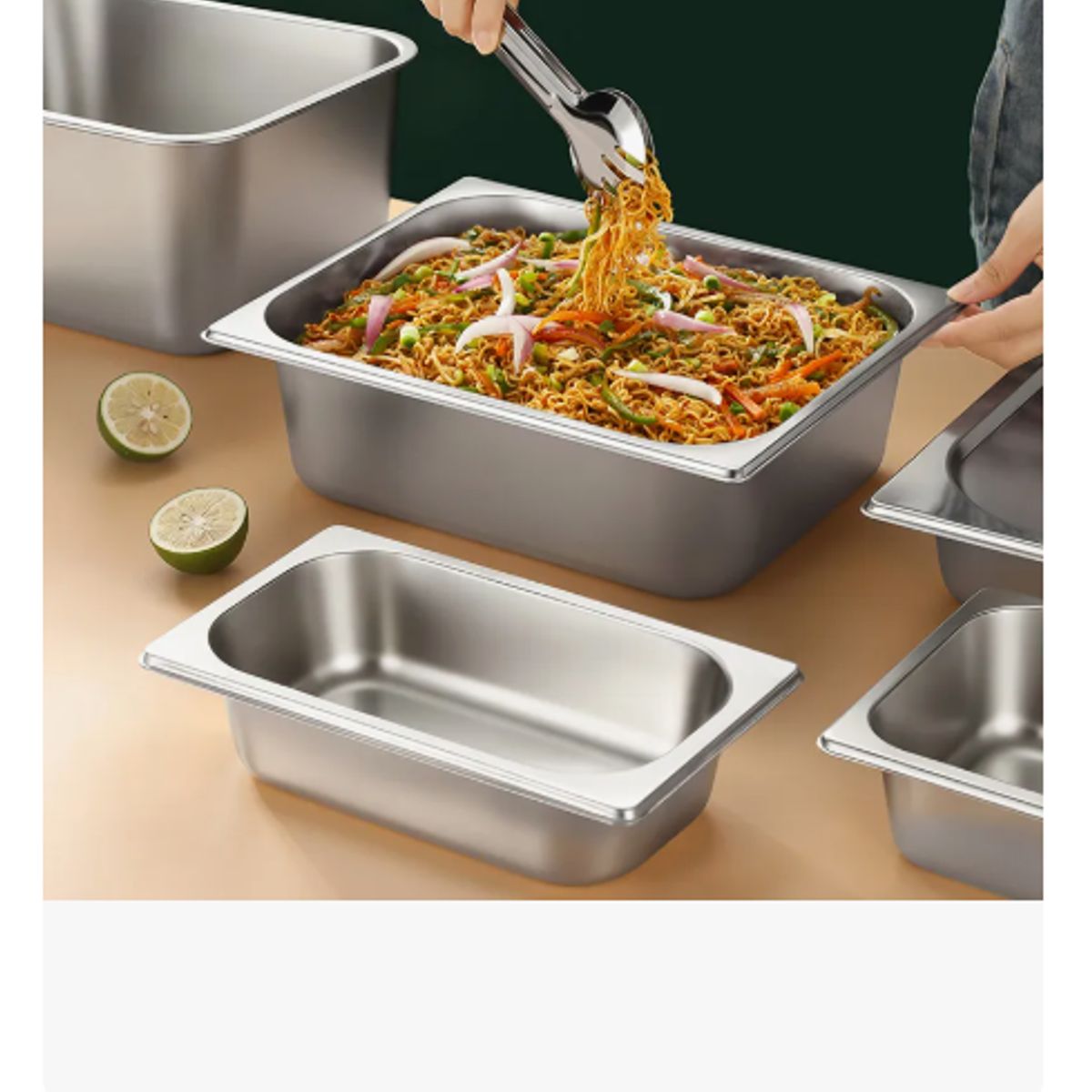 GENERICO - Paila Acero Inoxidable 6l Multiusos Cocina Lavado Duradera