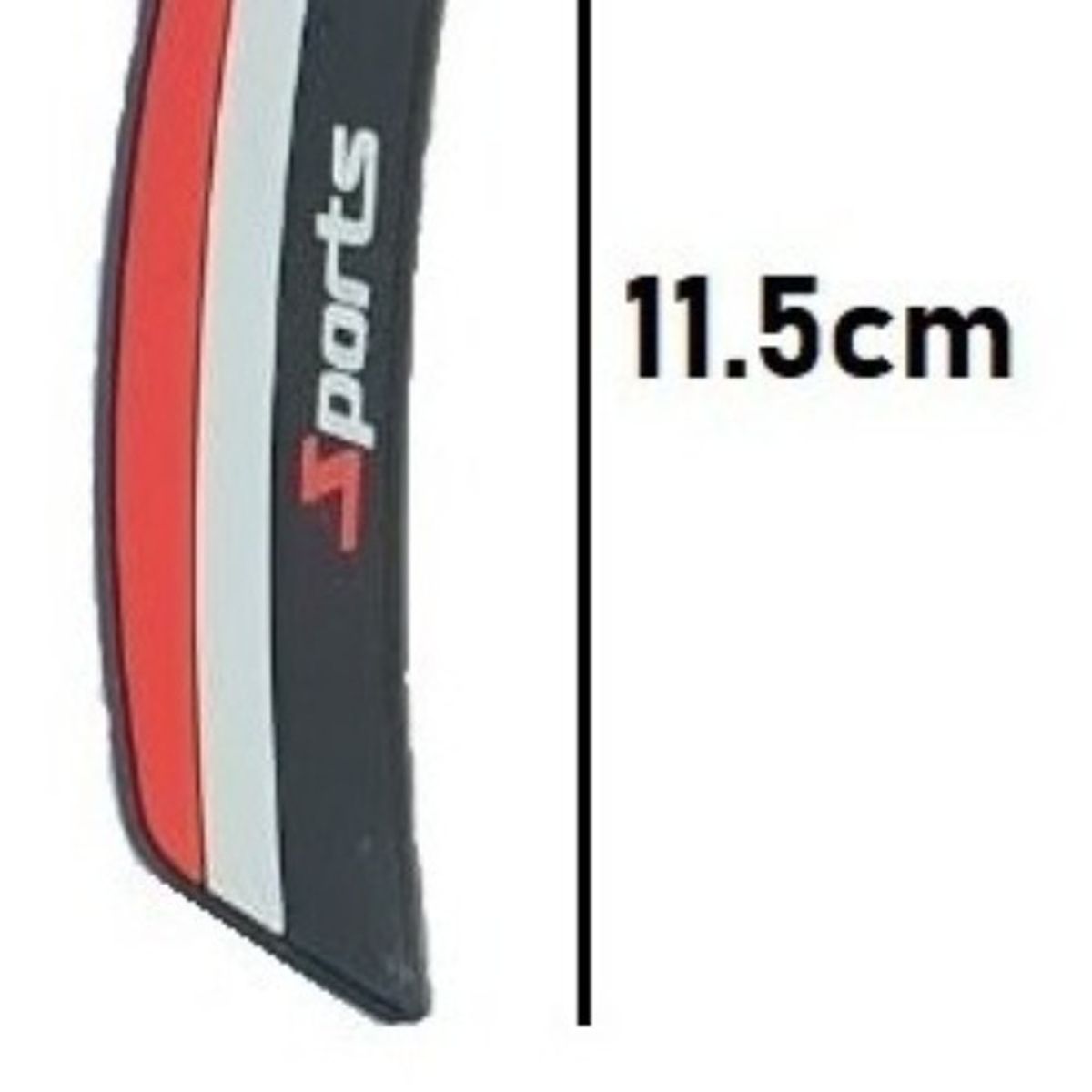GENERICO - X4 Tope De Puerta Goma Adhesivo Sports Tuning Parachoques Negro