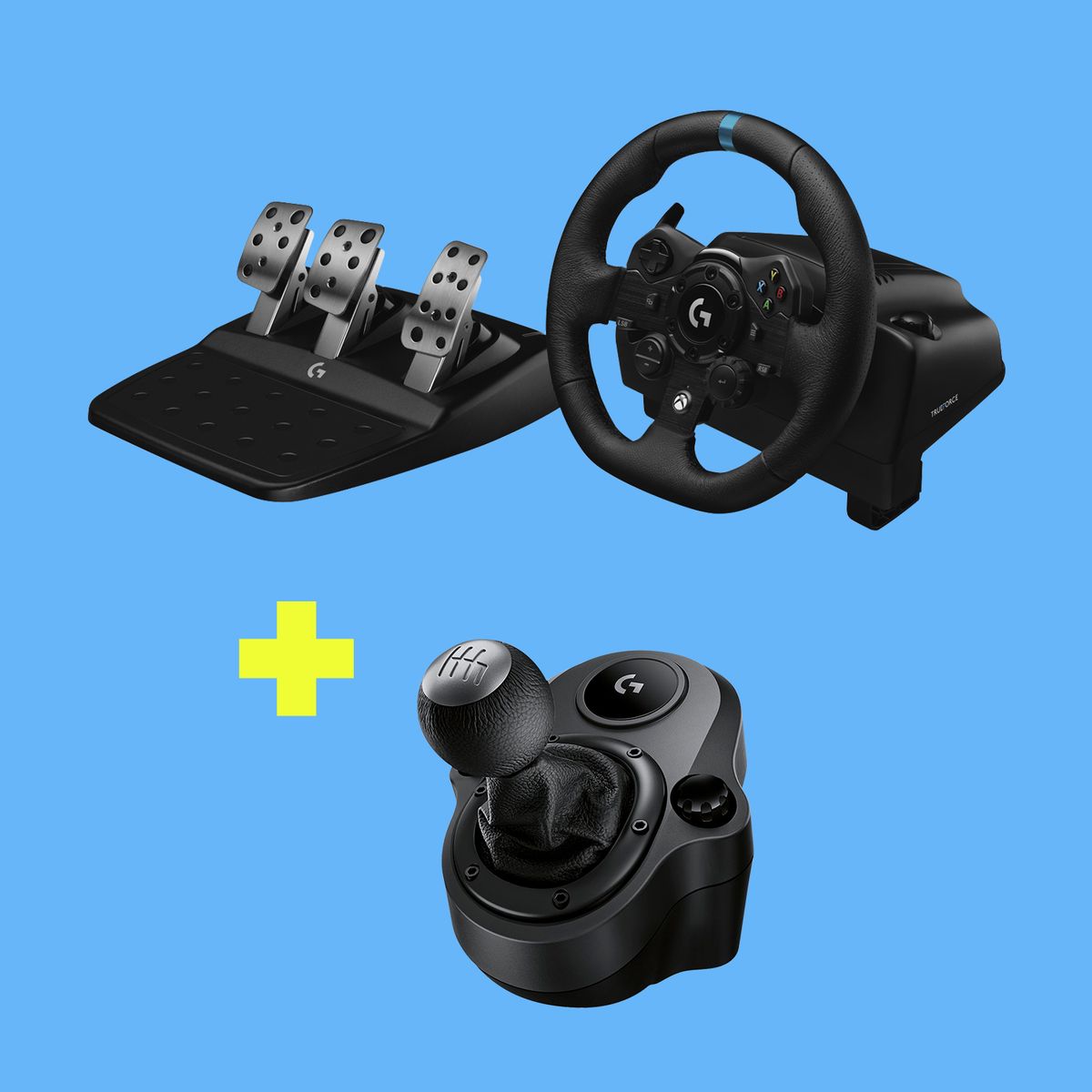 LOGITECH - Kit Volante G923 Xbox + Palanca De Cambios Negro Com04