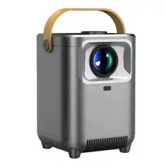 GENERICO - Mini Proyector Portátil Led 6k Bluetooth 5.0 Wifi My-7280 Gris Oscuro