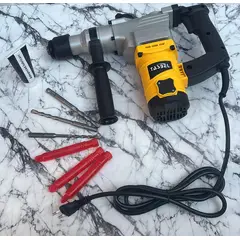 GENERICO - Martillo Eléctrico Tasbel Profesional + Maletin + Brocas Amarillo 50