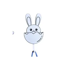 GENERICO - Llavero de Conejo de Pascua