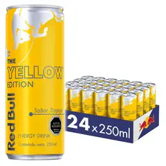 RED BULL - Bebida Energética Pack 24 Latas Tropical 250Ml