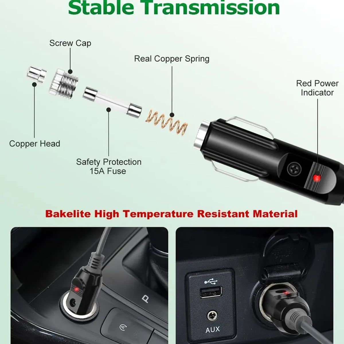 GENERICO - Cable Cargador De Auto Genérico Para Starlink Mini 12v