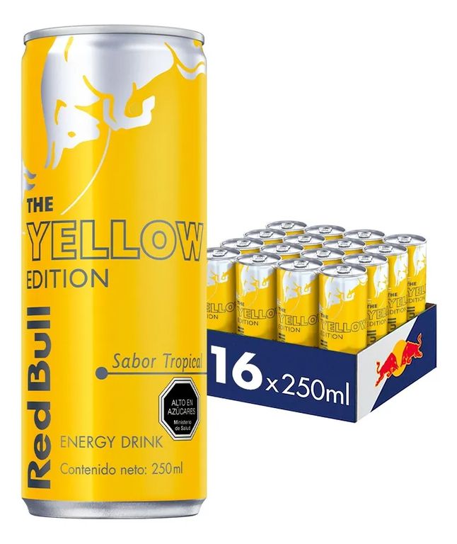 Bebida Energetica Pack 16 Latas Tropical 250Ml