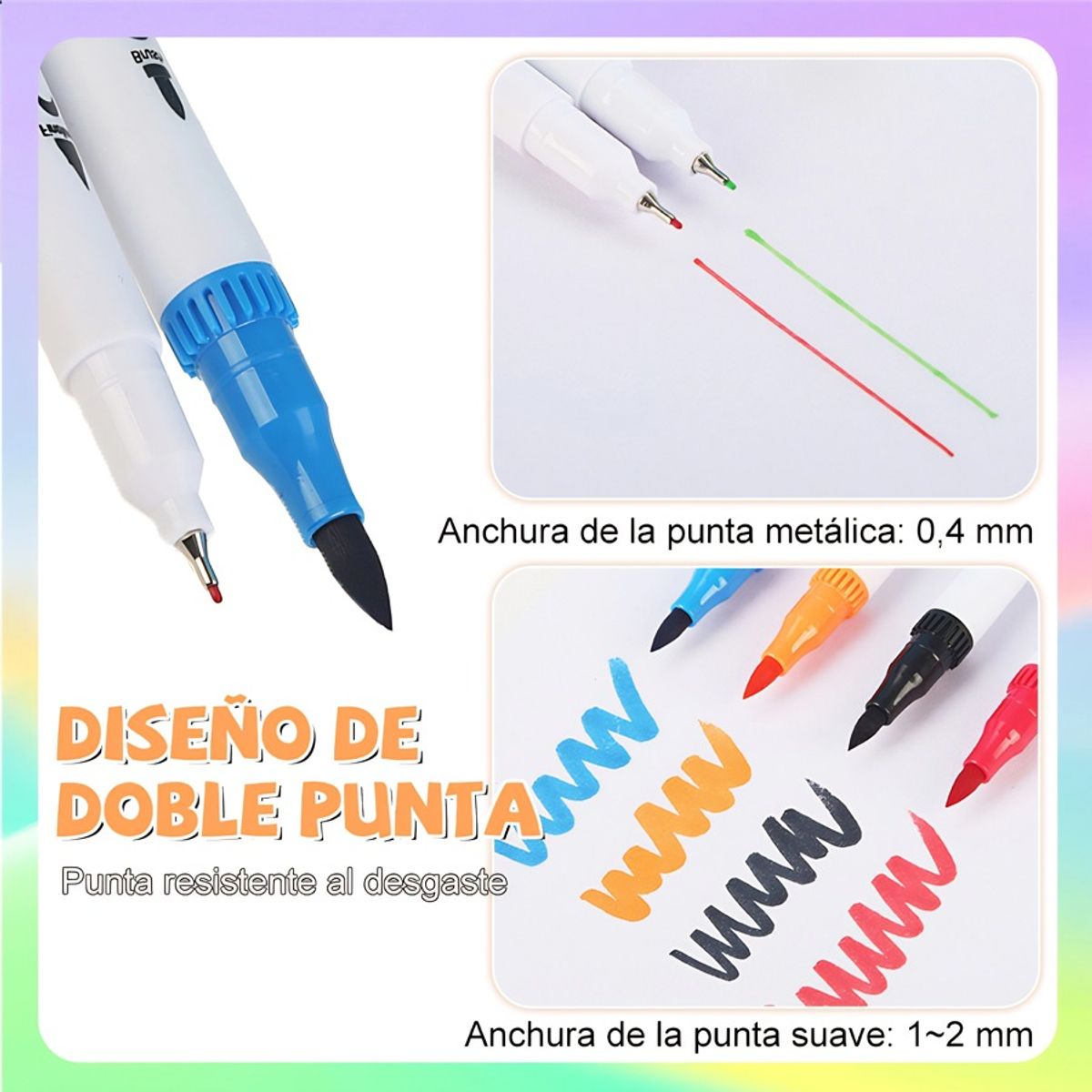 GENERICO - Libro Para Colorear Presión Reducida+60 Lápices Doble Punta
