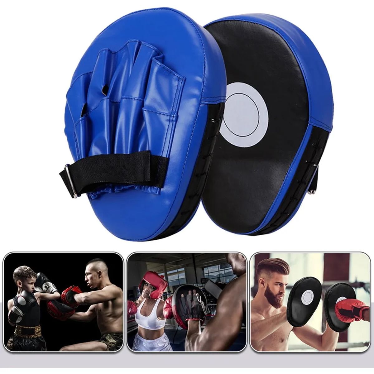 GENERICO - Guantes Focos Box - Artes Marciales-Azul