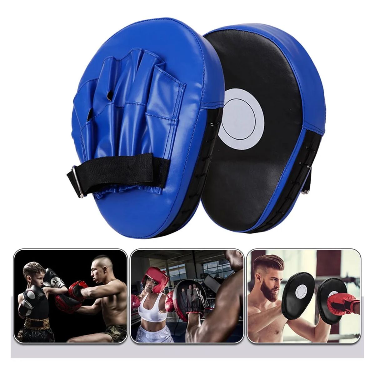 GENERICO - Guantes Focos Box - Artes Marciales-Azul