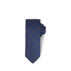 HUSH PUPPIES - Corbata Seda Hombre Hp Tie Dachshund Azul
