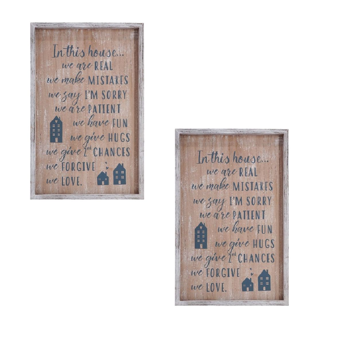 GENERICO - CUADRO MADERA CONCEPTS LIFE 28.2X41.2CM VALORES HOGAR