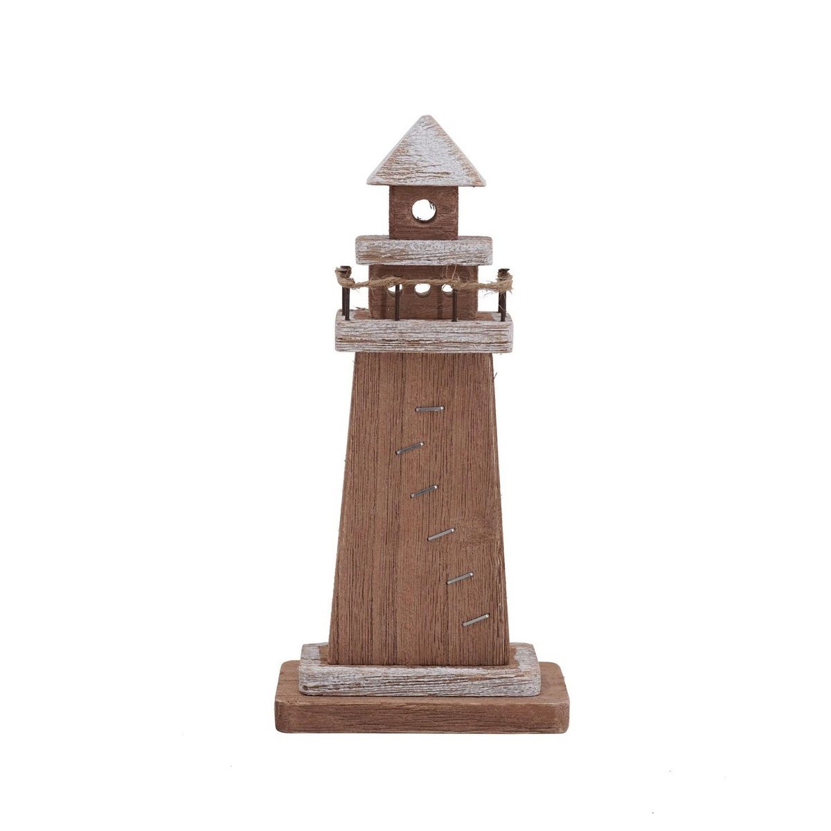 GENERICO - FARO DECORATIVO DE MADERA 15X7CM