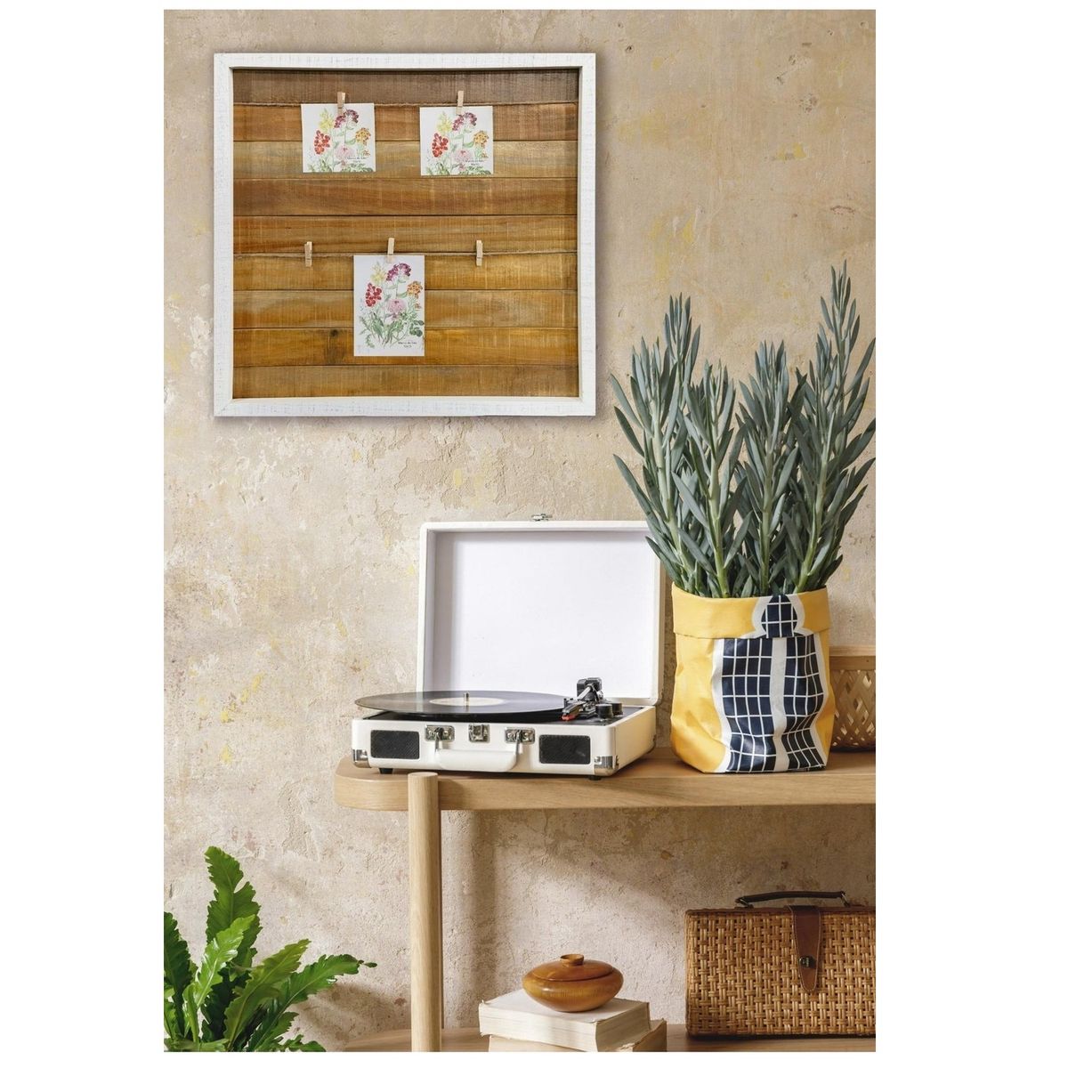 GENERICO - MARCO DE FOTOS CON PINZAS CONCEPT LIFE 51,5 X 51,5 CM