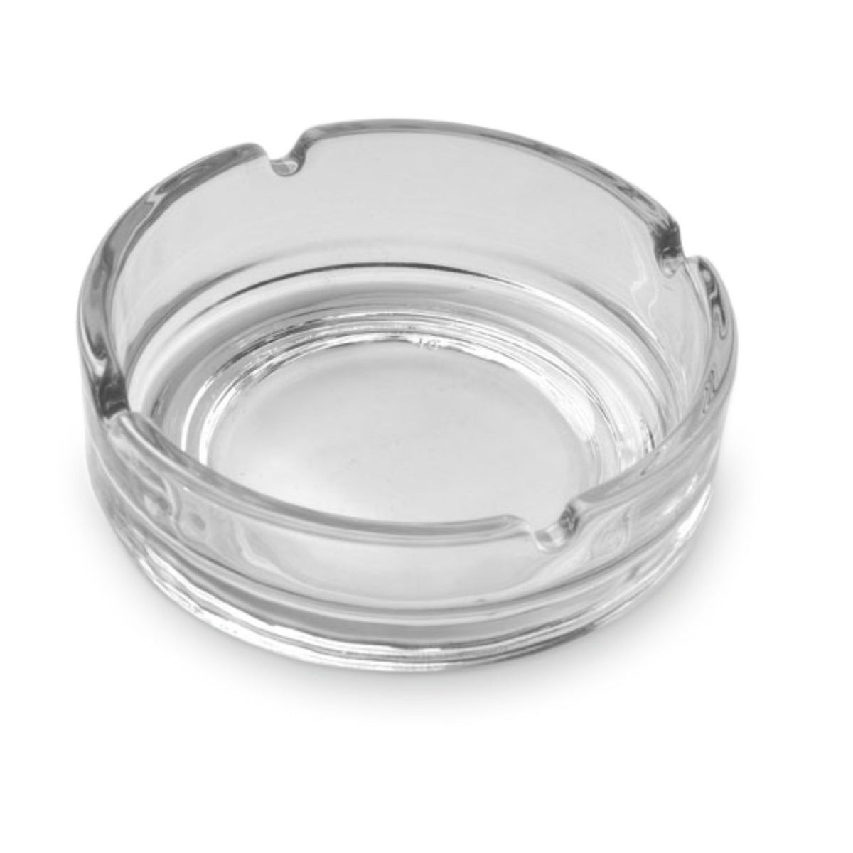 GENERICO - PACK 3 CENICERO REDONDO VIDRIO 10,5CMS ALLEGRA