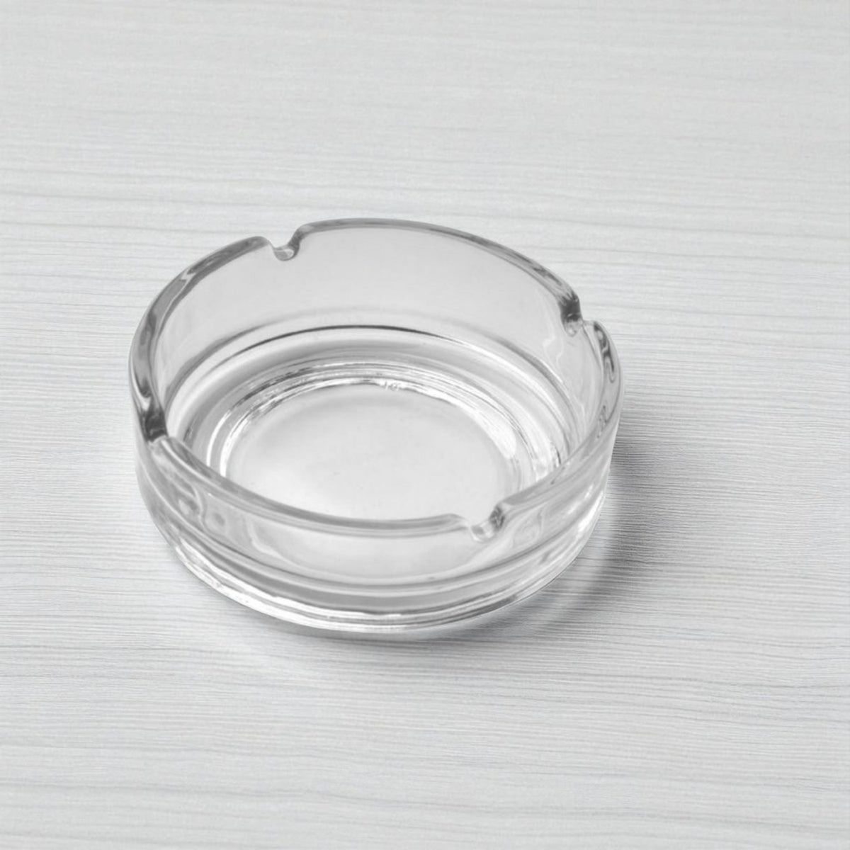 GENERICO - PACK 3 CENICERO REDONDO VIDRIO 10,5CMS ALLEGRA