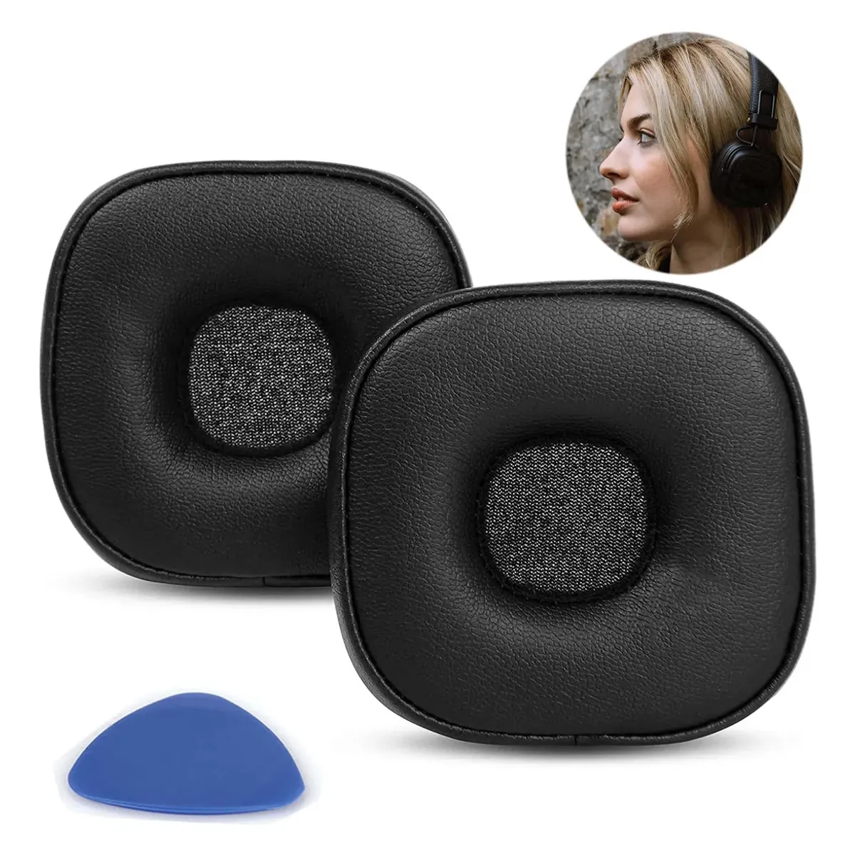 GENERICO - Almohadillas De Repuesto Para Audífonos Marshall Major 3,4