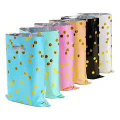 GENERICO - 60pcs Colores Bolsas Plastica Para Dulces Piñata Cumpleaños