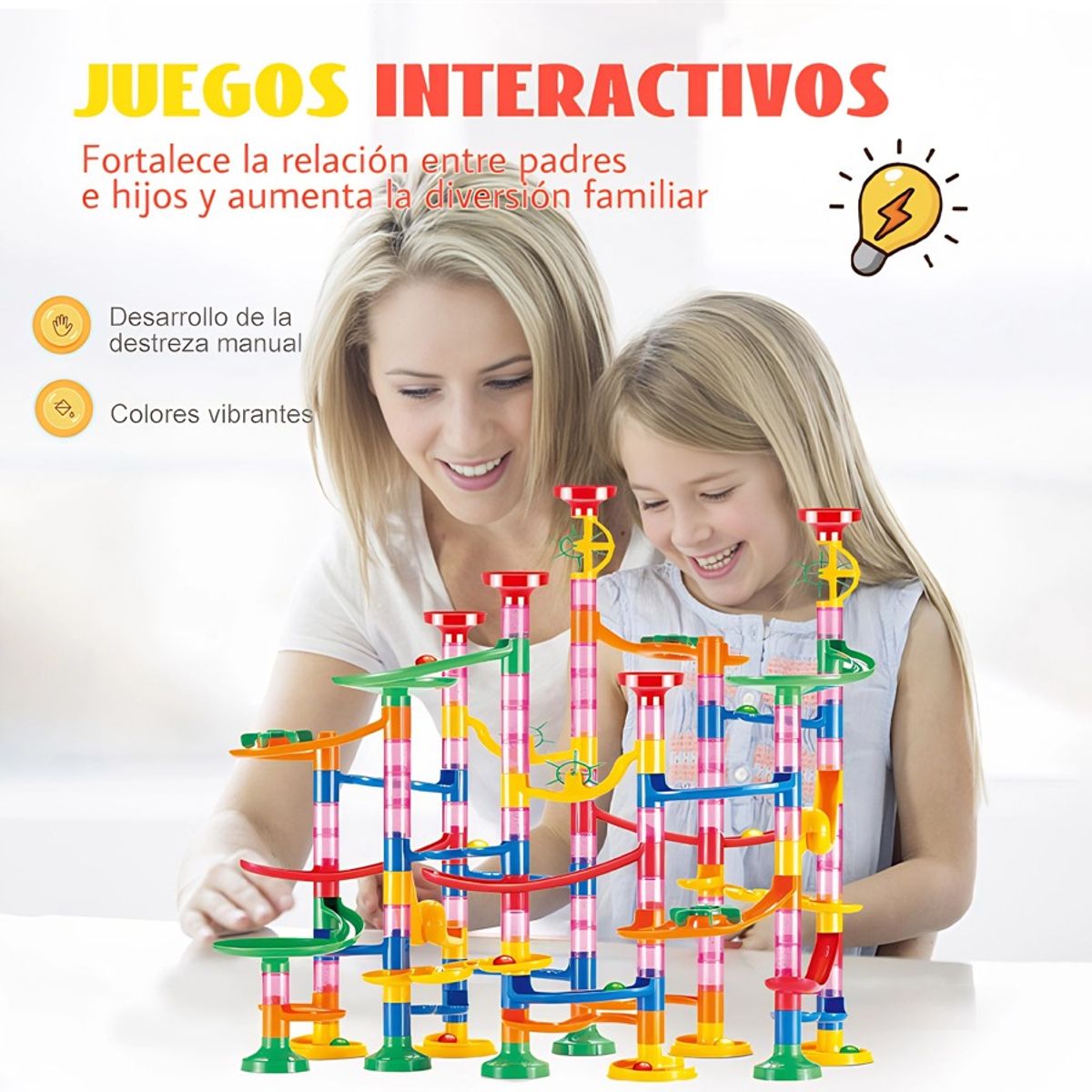 GENERICO - Pista Canicas Juego De Bloques De Construcción Niños 133 Pcs