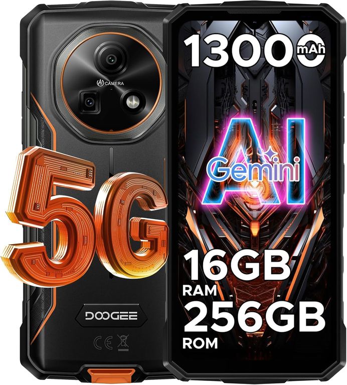 Fire7 5G Celular 16GB+256GB 64MP 13000mAh Smartphone
