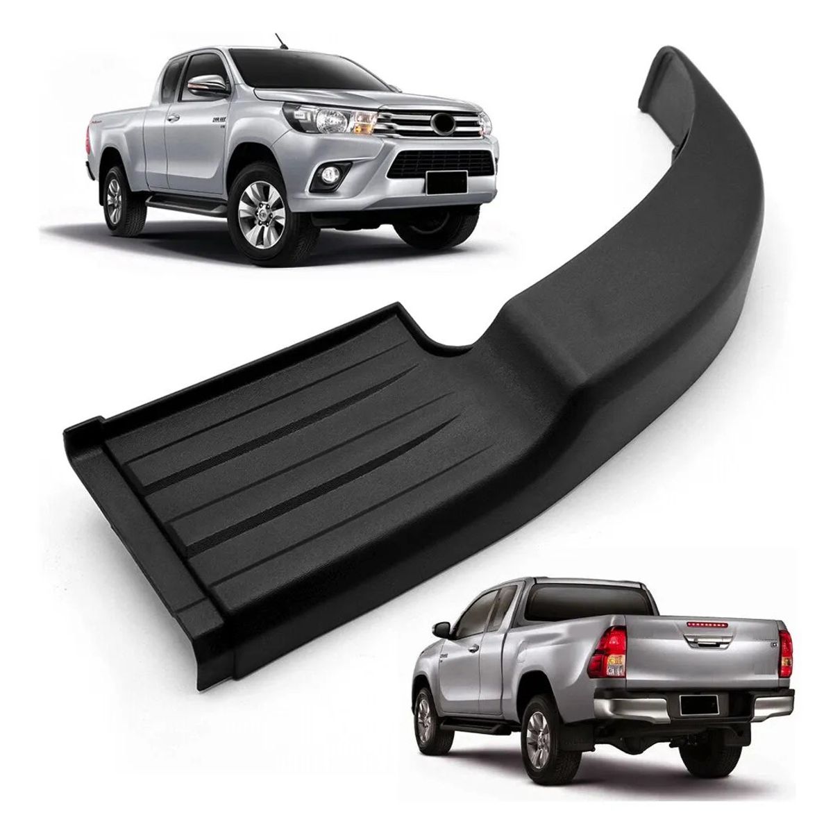 KUANGYE - Esquinero Parachoque Trasero Para Toyota Hilux Revo 2016 A 2023 Derecho