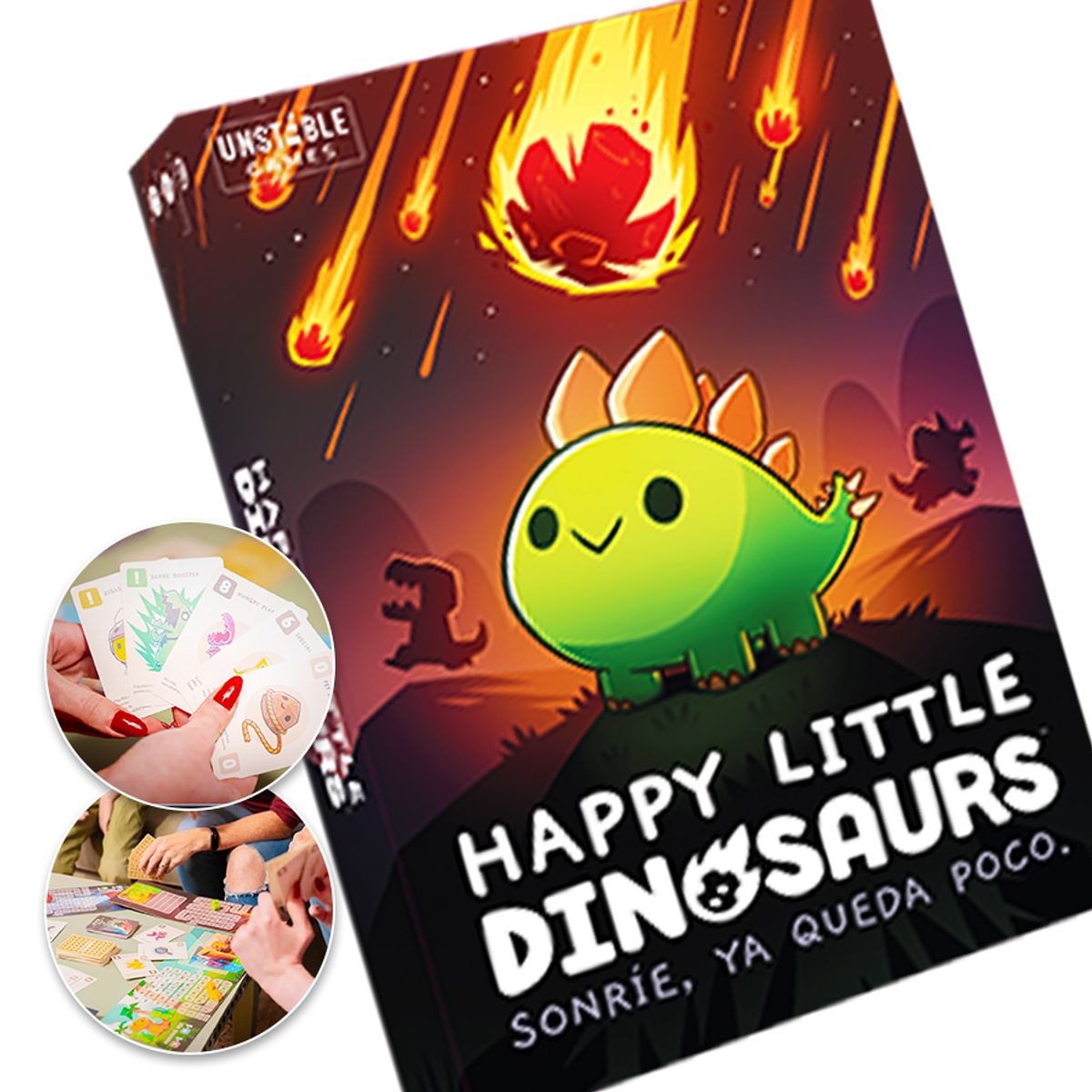 GENERICO - Juego De Mesa Happy Little Dinosaurs Tarjetas Interesante