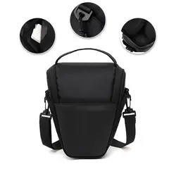 GENERICO - Bolso Camara Fotografía Respirable Impermeable Nylon Negro