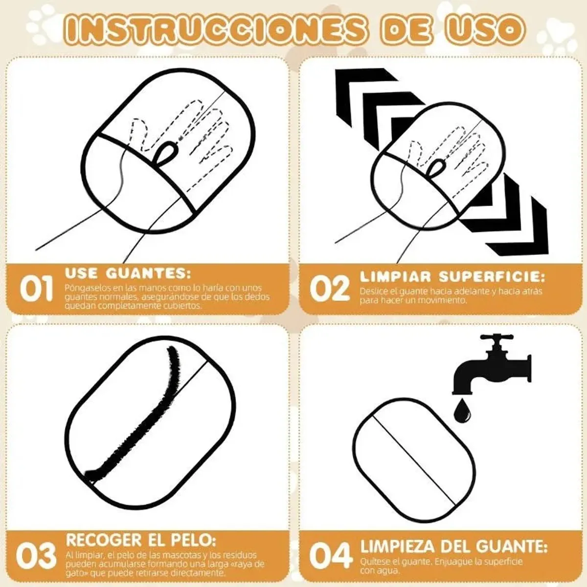KUANGYE - Kit 8 Cepillo Deslanador Gato Perro Peine Mascota Masajeador