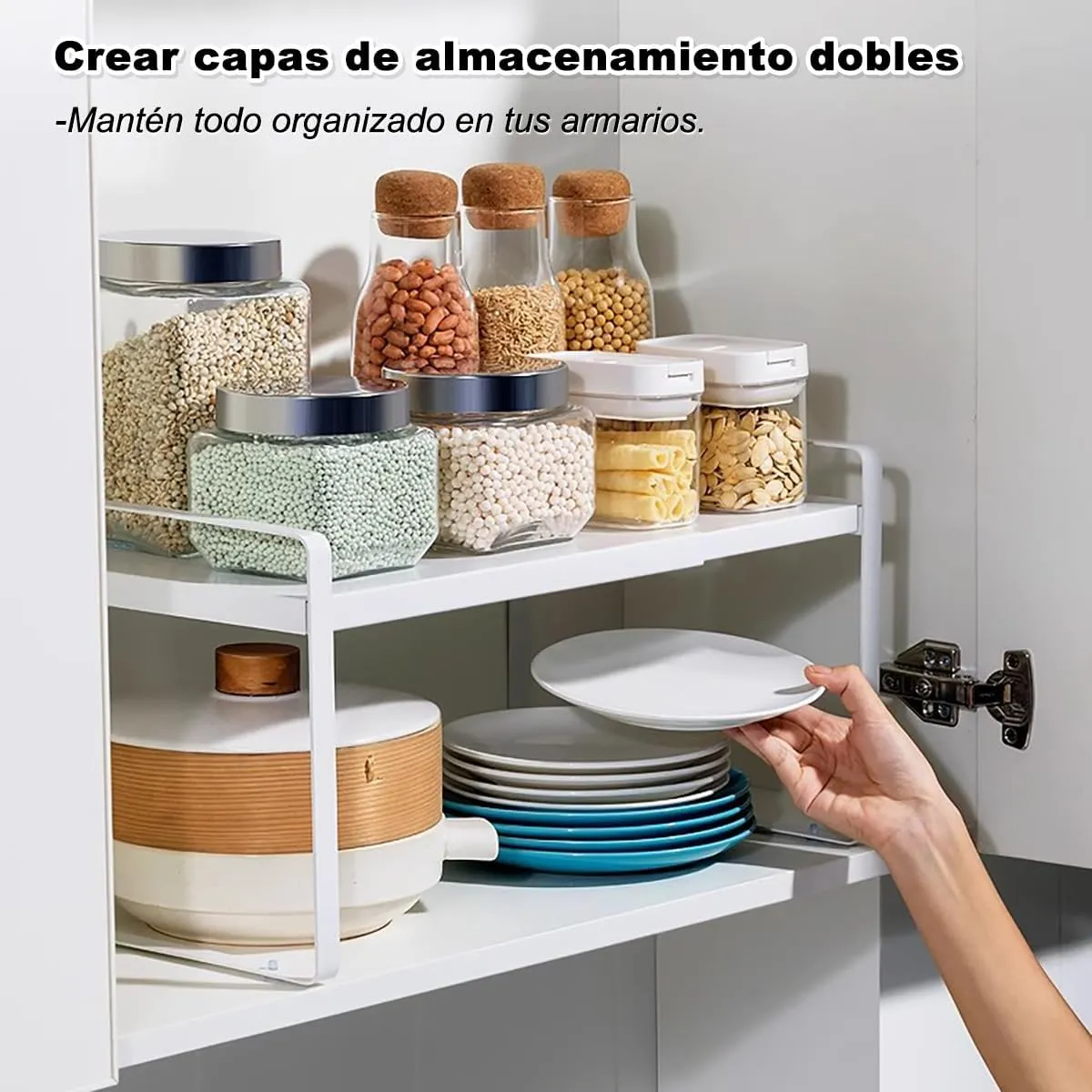 KUANGYE - Estante Repisa Extensible Organizador Cocina Baño Banco