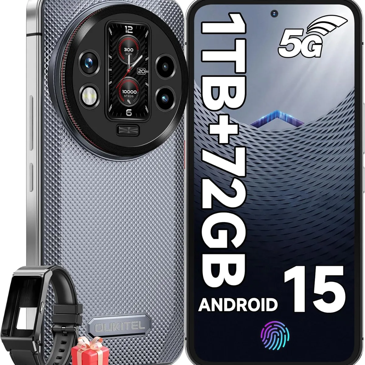 OUKITEL - OUKITEL WP200 Pro 5G Celular 72GB+1TB 108MP Smartphone