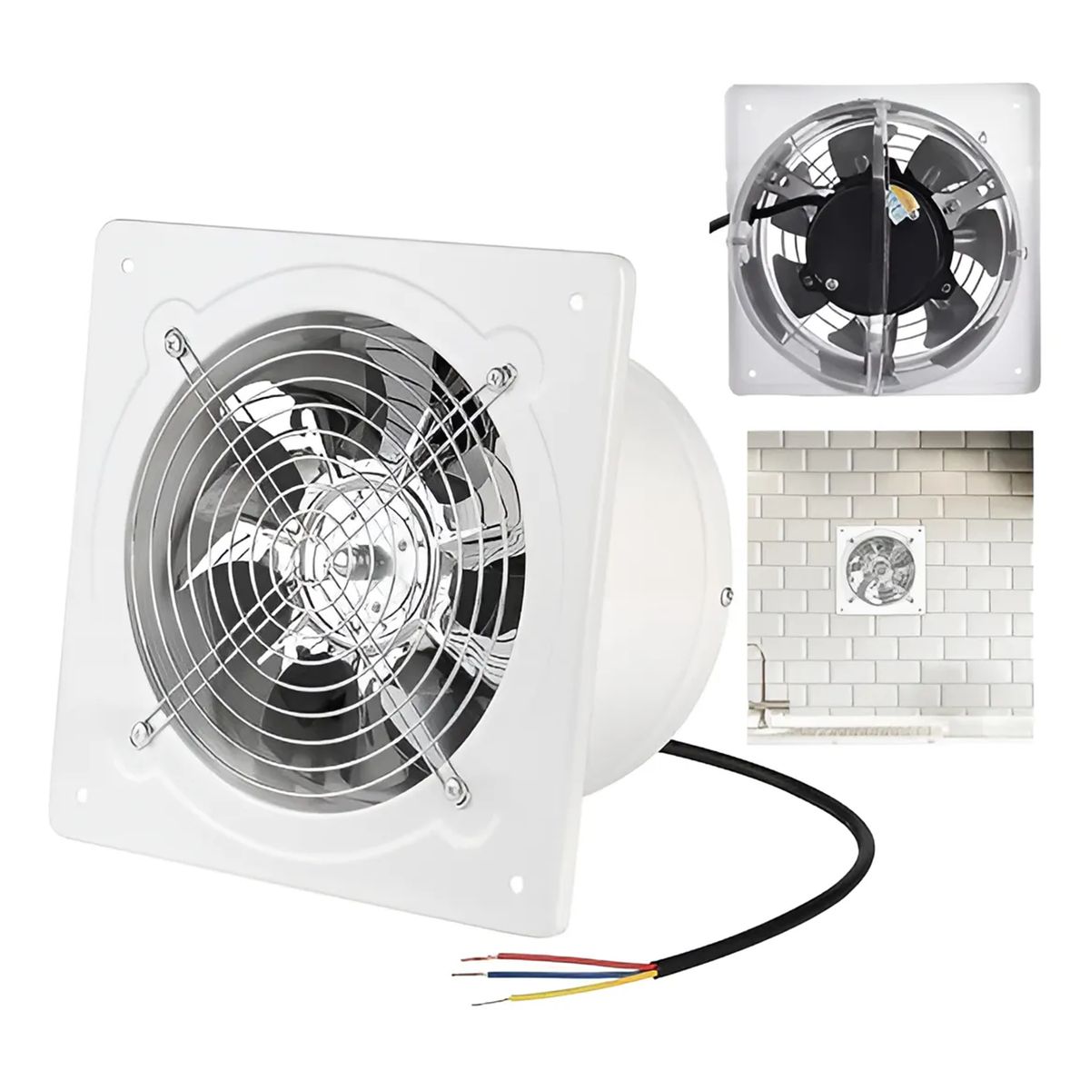 GENERICO - Potente Extractor De Aire Industria Cocina Silencioso De 6in