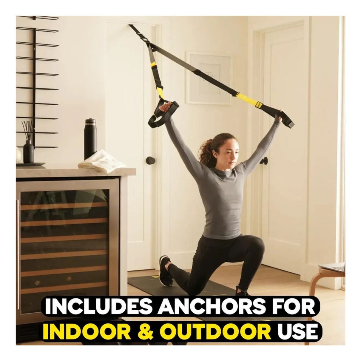 MOVI - Banda de Entrenamiento en Suspensión TRX para Fuerza y Core