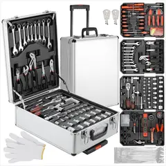 MOVI - Maleta de Herramientas con Ruedas, 799 piezas, 199 Herramientas
