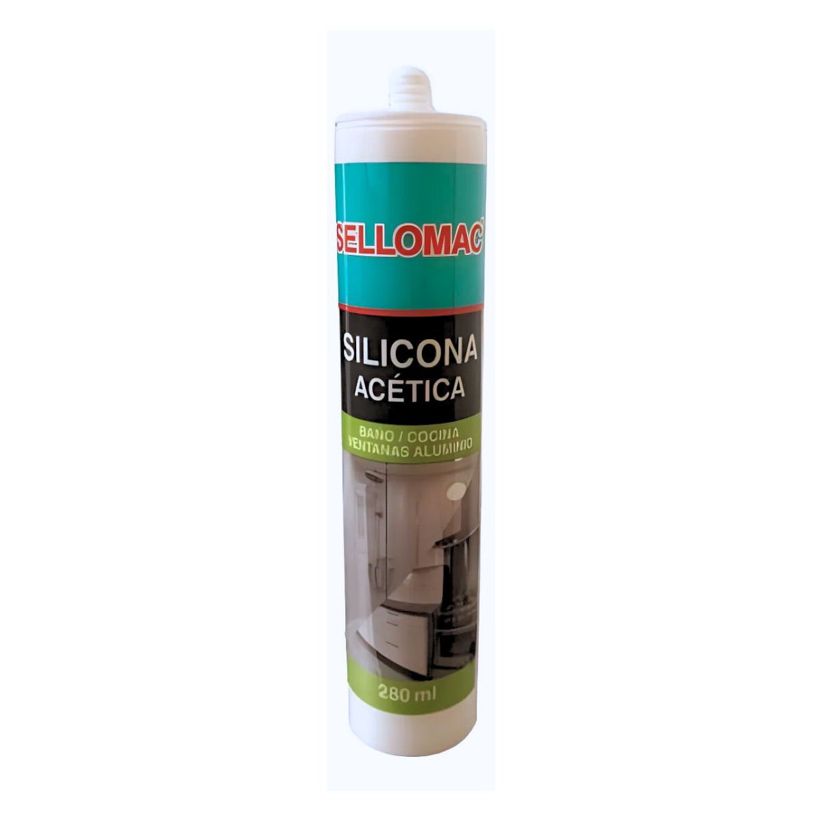 GENERICO - Silicona Acetica Fungicida 280ml Sellomac