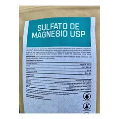 GENERICO - Sulfato De Magnesio Usp O Sal Epsom Comestible 250 Gr
