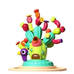 GENERICO - Bloques Construcción Cactus 42 piezas Juego Didáctico