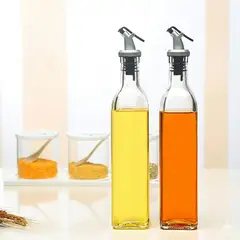 GENERICO - Botella Vidrio Dispensador Aceite Y Vinagre