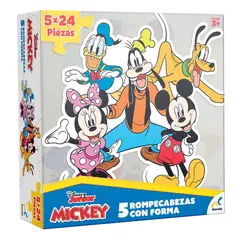 DISNEY - Pack 5 Rompecabezas De 24 Piezas